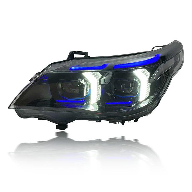 BMW E60 5 Series M5 Snake Eyes Style LED Headlights 2005 - 2010